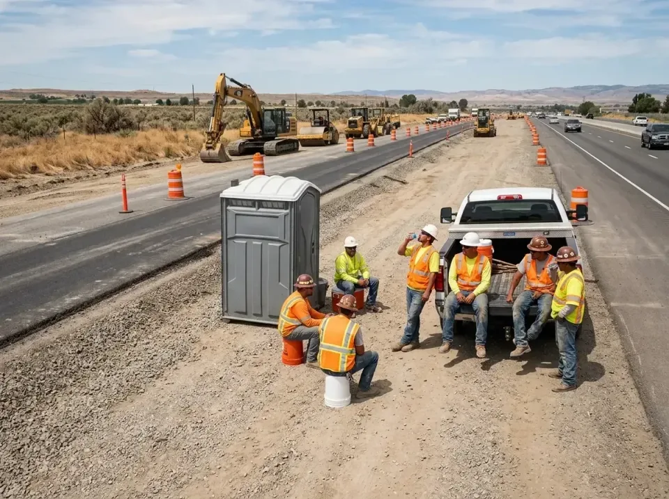 highway-road-construction-crew-007 — frequently asked questions, Porta Potty and Restroom Rentals in Mather, CA